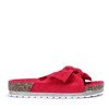Rote Flip-Flops mit Schleife Marokko - Schuhe 1