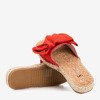 Rote Flip-Flops mit Schleife Playa - Footwear 1