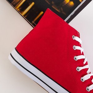 Rote High-Top-Sneakers für Herren von Mishay - Schuhe