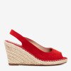 Rote Keilsandalen für Damen Lacasia - Footwear