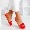 Rote Meliski mit Sinetta-Kristallen verziert - Schuhe 1