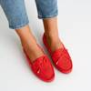 Rote Slipper mit Schleife Orisa - Footwear 1