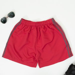Rote Sportshorts für Herren - Kleidung