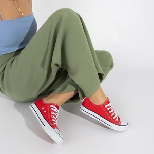 Rote Turnschuhe für Damen von Nerio - Schuhe