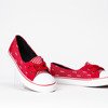 Rote und weiße Botana-Turnschuhe - Schuhe