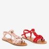 Sandalen mit roten Fransen Minikria - Schuhe 1