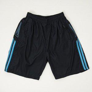 Schwarz-blaue Herren-Shorts - Kleidung