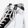 Schwarz-weiße Sportstiefeletten mit lackiertem Finish Krillas - Footwear