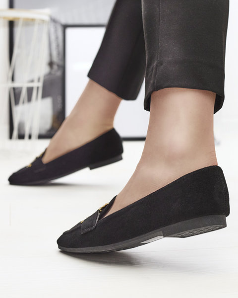 Schwarze Damen Mokassins Jaorica- Footwear