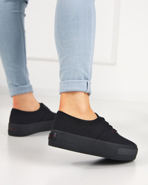 Schwarze Damen-Sneaker Typ Milumi - Schuhe