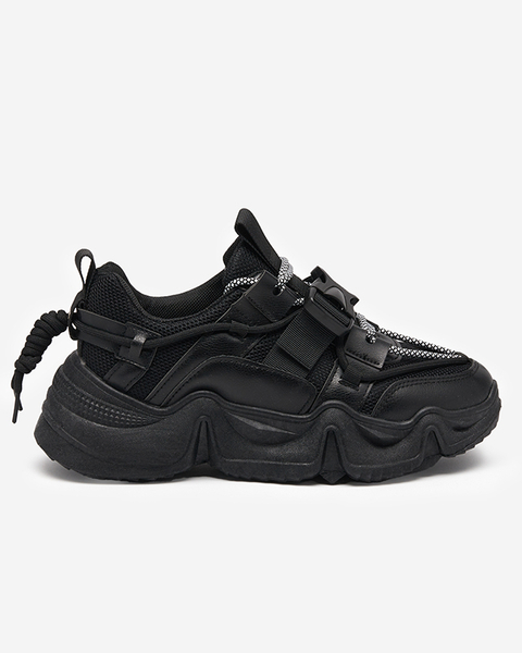 Schwarze Damen-Sportschuhe Sneakers Electri - Footwear