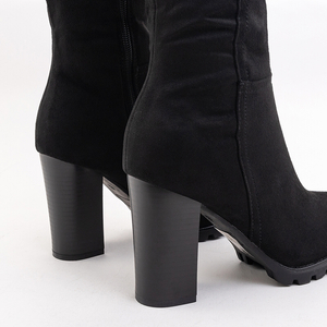 Schwarze Damen-Stiefel auf der Banba Post - Schuhe