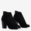 Schwarze Damenhochstiefel mit ausgeschnittenem Iltensa - Footwear 1