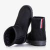 Schwarze Damenschneeschuhe auf der Nimasa-Plattform - Schuhe