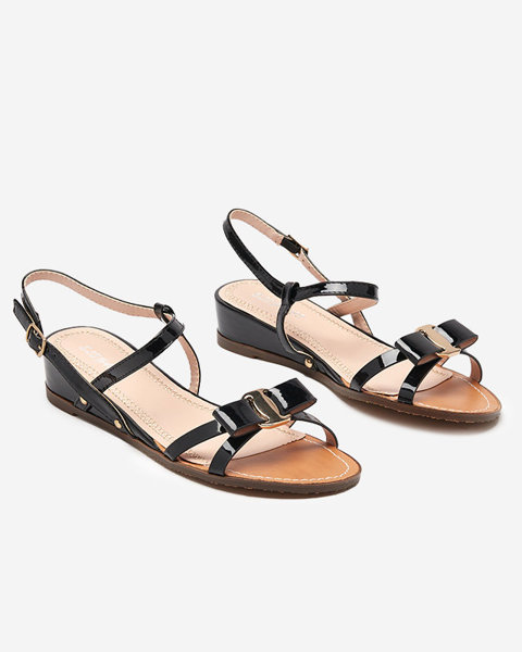 Schwarze Dubrov-Sandalen für Damen - Schuhe