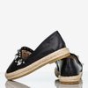Schwarze Espadrilles mit Acerra-Nieten - Schuhe