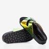 Schwarze Flip-Flops mit holographischem Finish Sumire - Footwear 1