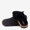 Schwarze Frauenschuhe mit Amassa-Fransen - Schuhe