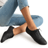 Schwarze Gresian Openwork-Damenschuhe - Schuhe