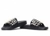 Schwarze Hausschuhe mit Milam-Perlen - Schuhe 1
