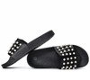 Schwarze Hausschuhe mit Milam-Perlen - Schuhe 1