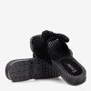 Schwarze Hausschuhe mit Schleife Sabella - Footwear