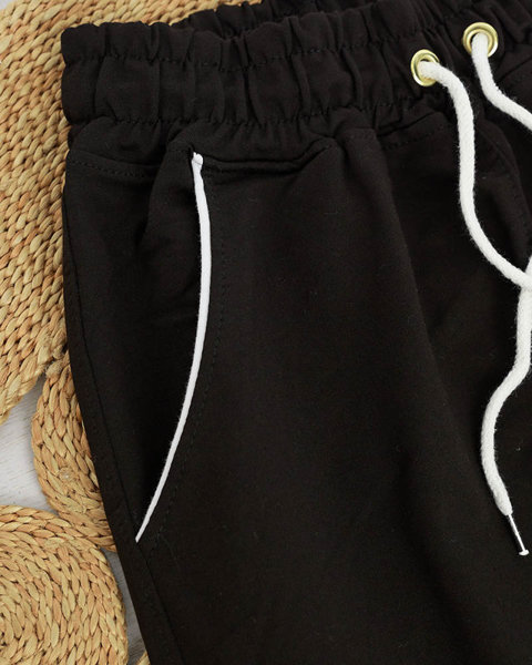 Schwarze Jogginghose für Damen - Kleidung
