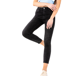Schwarze Leggings mit hoher Taille für Damen - Kleidung