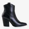 Schwarze Lejla-Cowboystiefel für Damen - Schuhe