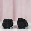 Schwarze Mokassins mit Morandi-Dekoration - Schuhe
