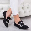 Schwarze Mokassins mit Morandi-Dekoration - Schuhe