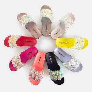 Schwarze Plateau-Sandalen für Damen mit Maurelle-Verzierungen - Schuhe