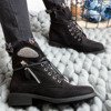 Schwarze Rosario-Zirkonia-Taschen - Schuhe