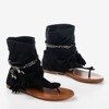 Schwarze Sandalen mit Semara-Schaft - Schuhe