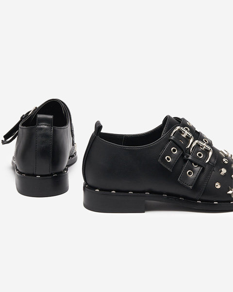 Schwarze Schuhe mit Itales-Ornamenten - Schuhe