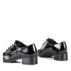 Schwarze Schuhe mit Nessi-Perlen - Schuhe