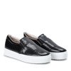 Schwarze Slip-On-Sneakers auf der Milly-Plattform - Footwear