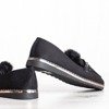 Schwarze Slipper mit Düsen Verana - Footwear
