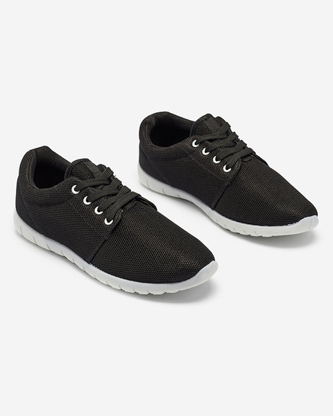 Schwarze Sportschuhe für Damen aus Stoff Cetika - Schuhe