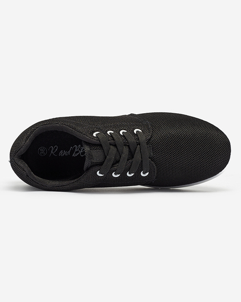 Schwarze Sportschuhe für Damen aus Stoff Cetika - Schuhe