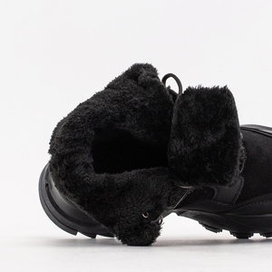 Schwarze Sportschuhe für Damen isoliert Yonos - Schuhe