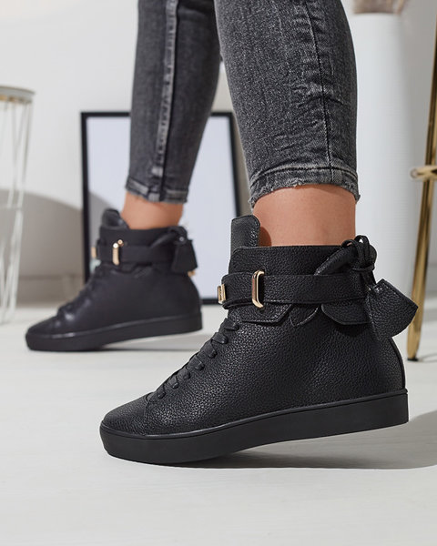 Schwarze Sportschuhe für Frauen Uceluri Footwear