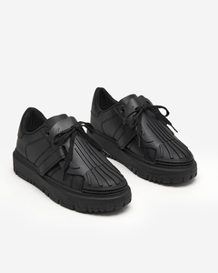 Schwarze Sportturnschuhe für Damen Skami - Schuhe
