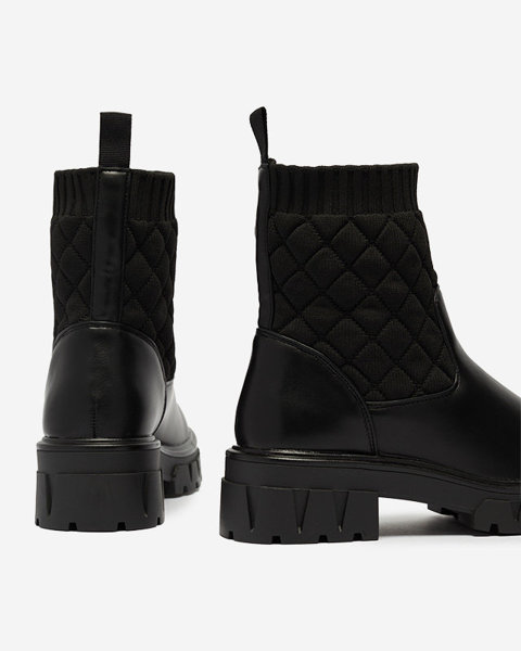 Schwarze Stiefel für Damen Feffi- Footwear