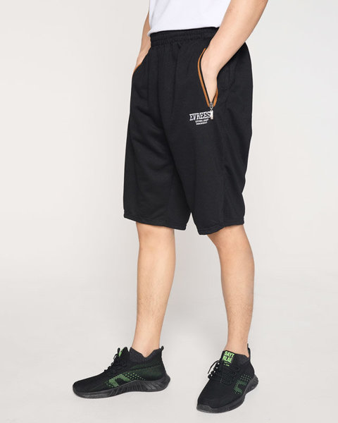 Schwarze Sweat-Shorts für Herren - Kleidung