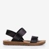 Schwarze Tuloe-Sandalen für Damen - Schuhe 1
