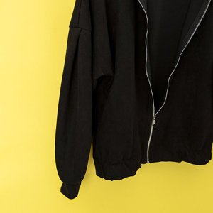 Schwarze Wildlederjacke für Damen - Kleidung