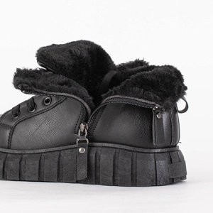Schwarze isolierte Damenstiefel Sakira - Footwear