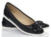 Schwarze, lackierte Ballettschuhe Tethyda - Footwear 1