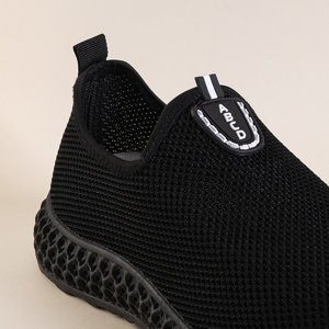 Schwarzer Slip auf Sportschuhen Bruna - Schuhe